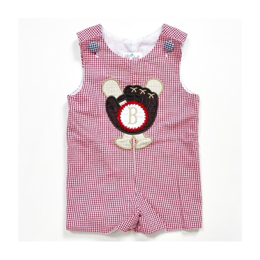 Stellybelly Gingham Baseball Jon Jon